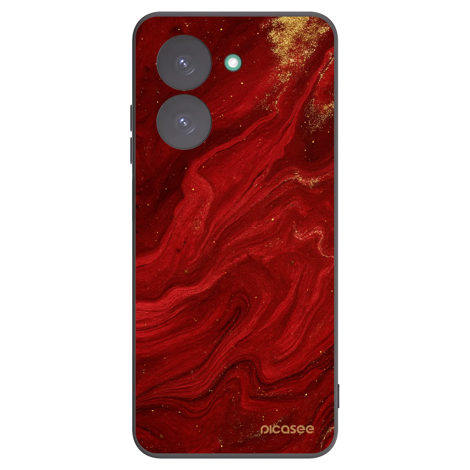 Picasee silikónový čierny obal pre Xiaomi Redmi A5 - Red
