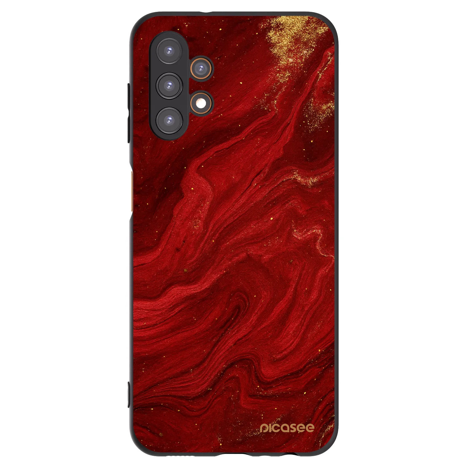 Picasee silikónový čierny obal pre Samsung Galaxy A13 5G - Red