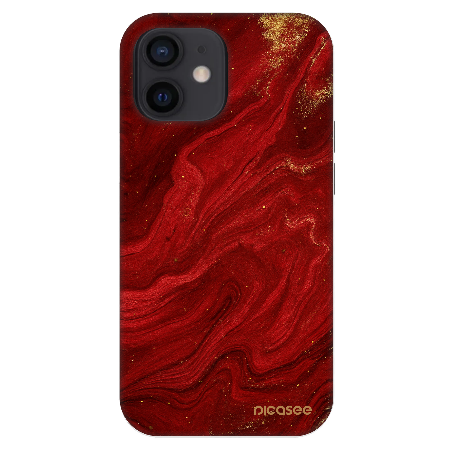 Picasee Fashion Case pre Apple iPhone 12 mini - Red