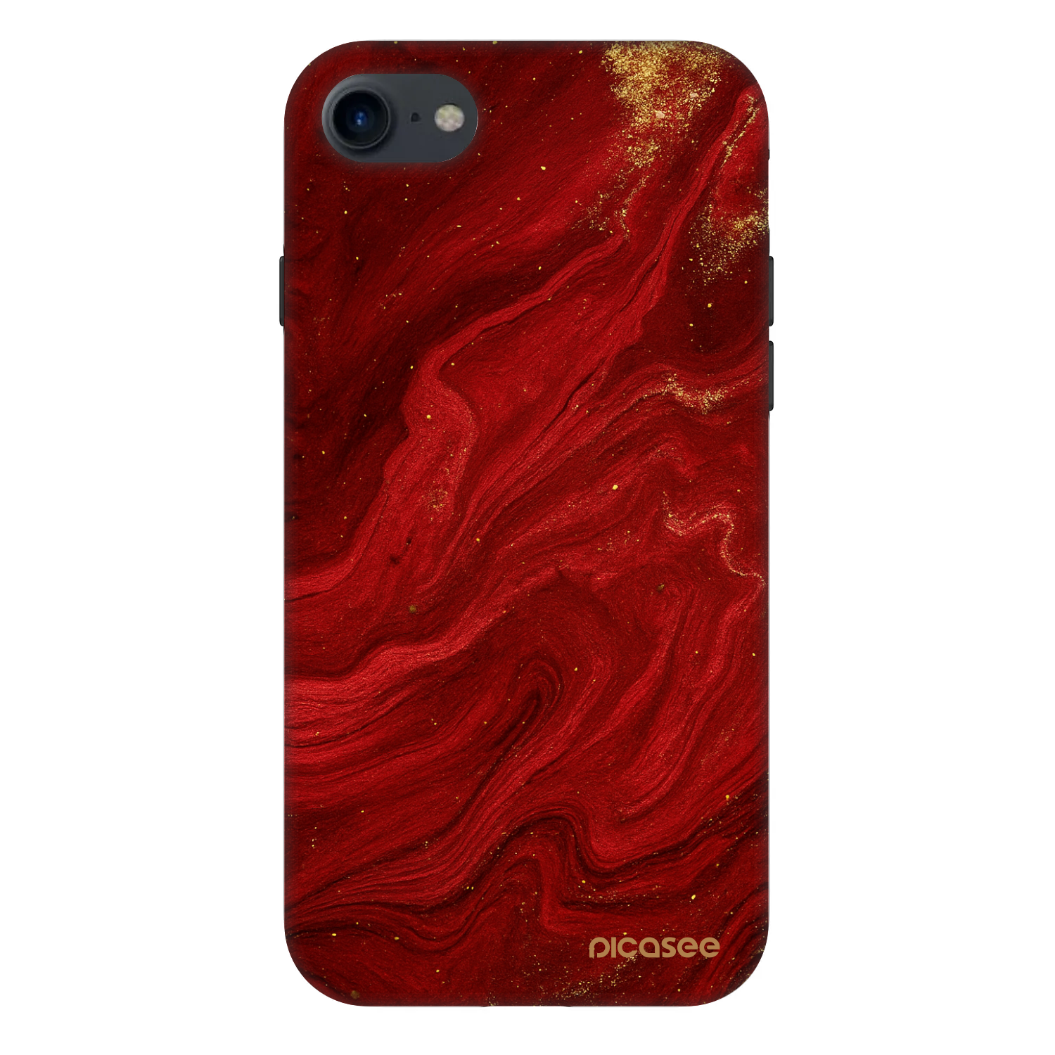Picasee Fashion Case pre Apple iPhone SE 2020 - Red