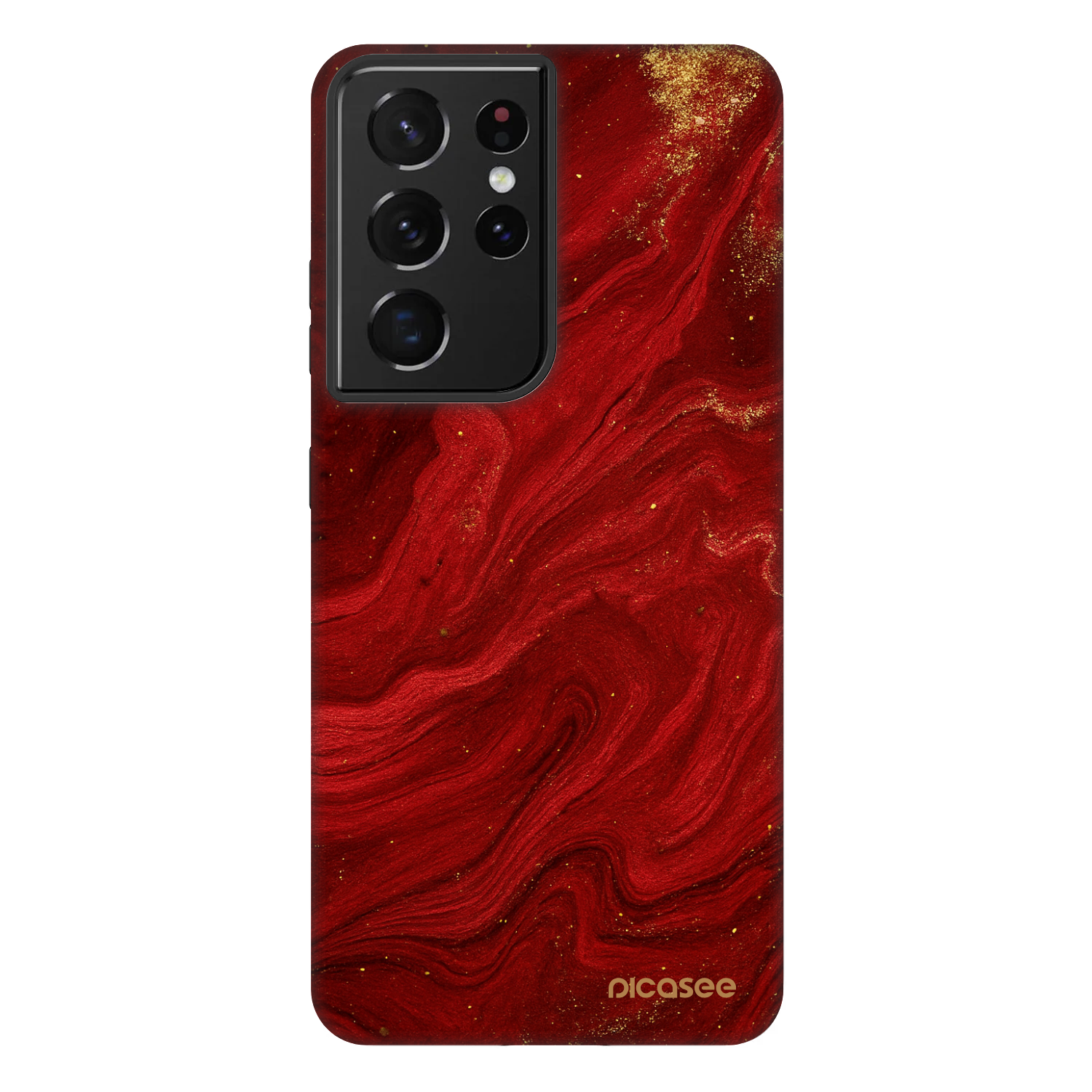 Picasee Fashion Case pre Samsung Galaxy S21 Ultra 5G G998B - Red