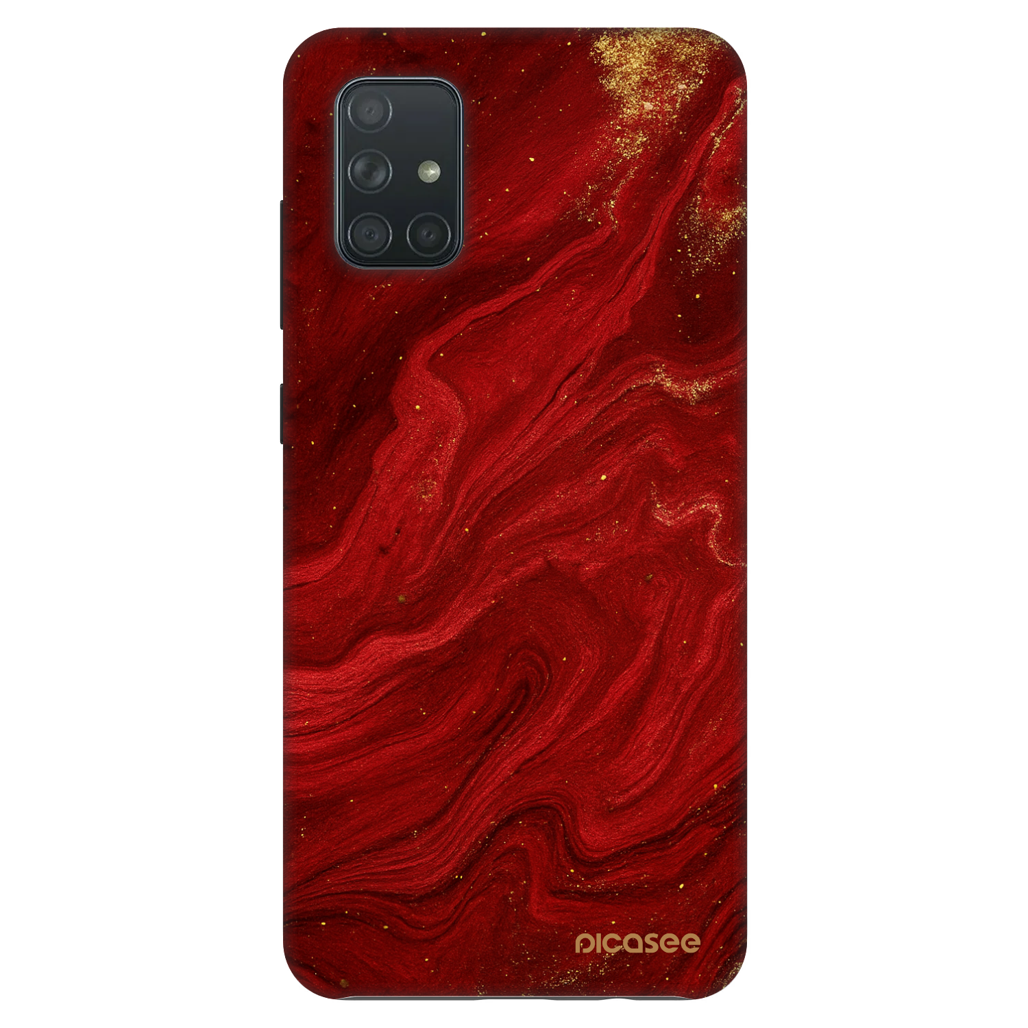 Picasee Fashion Case pre Samsung Galaxy A71 A715F - Red