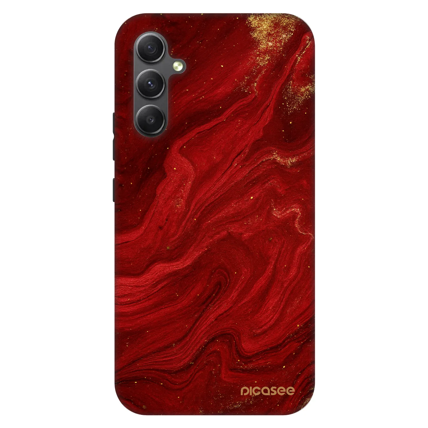 Picasee Fashion Case pre Samsung Galaxy A34 5G A346B - Red