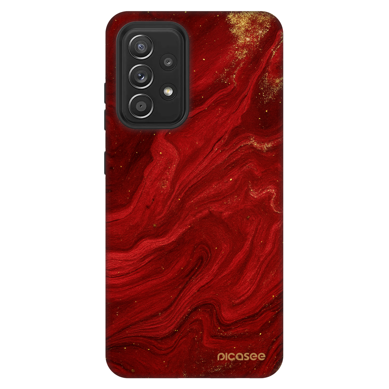 Picasee Fashion Case pre Samsung Galaxy A52 5G A525F - Red