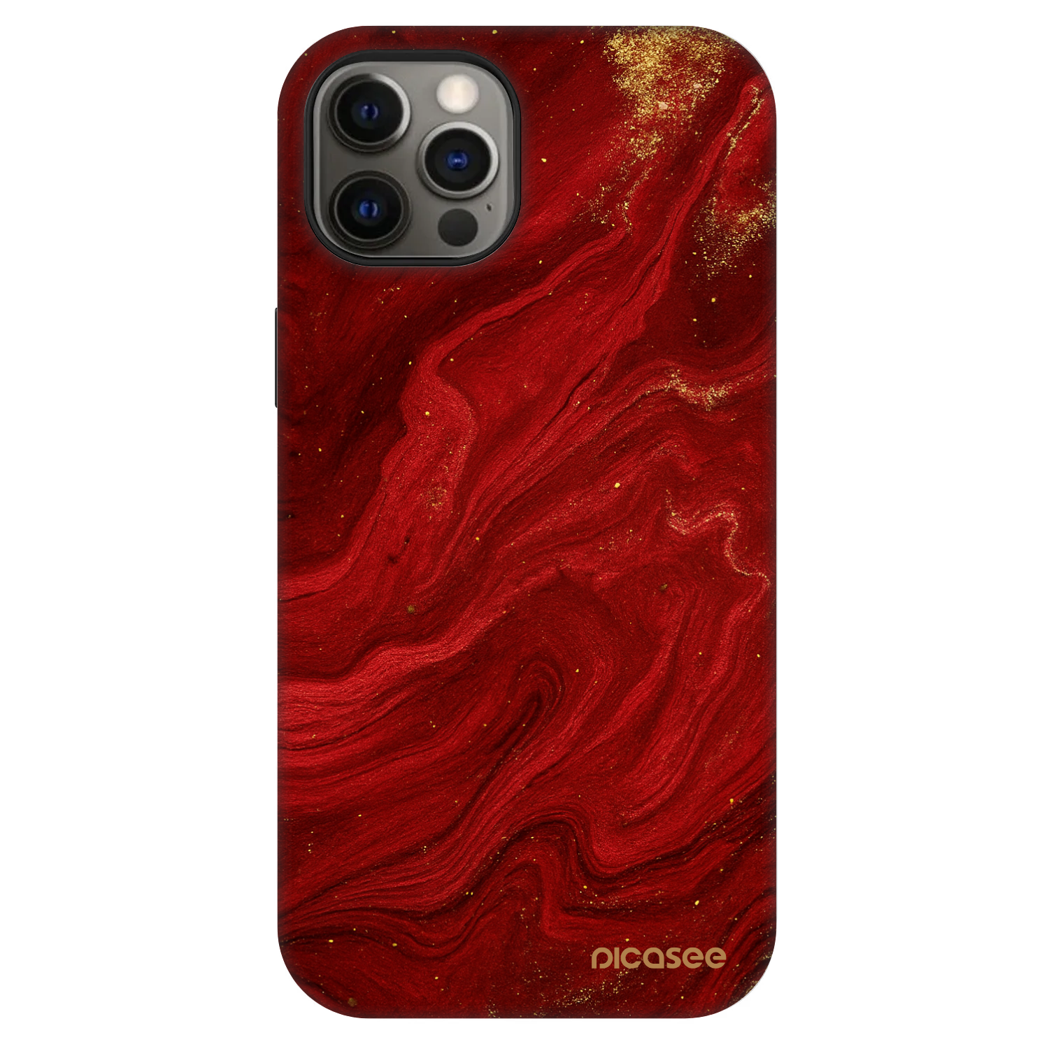 Picasee Fashion Case MagSafe pre Apple iPhone 12 Pro - Red