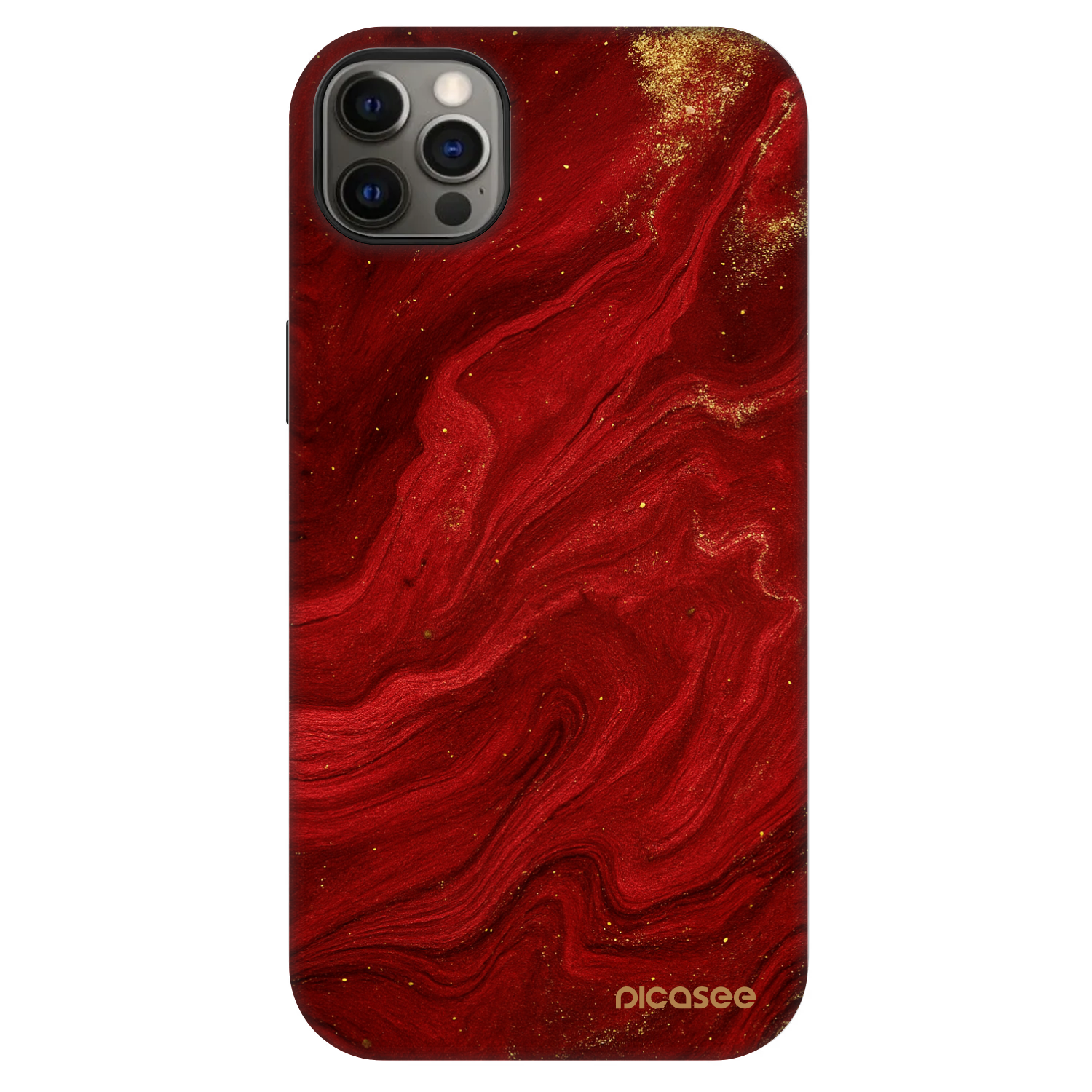 Picasee Fashion Case MagSafe pre Apple iPhone 12 Pro Max - Red