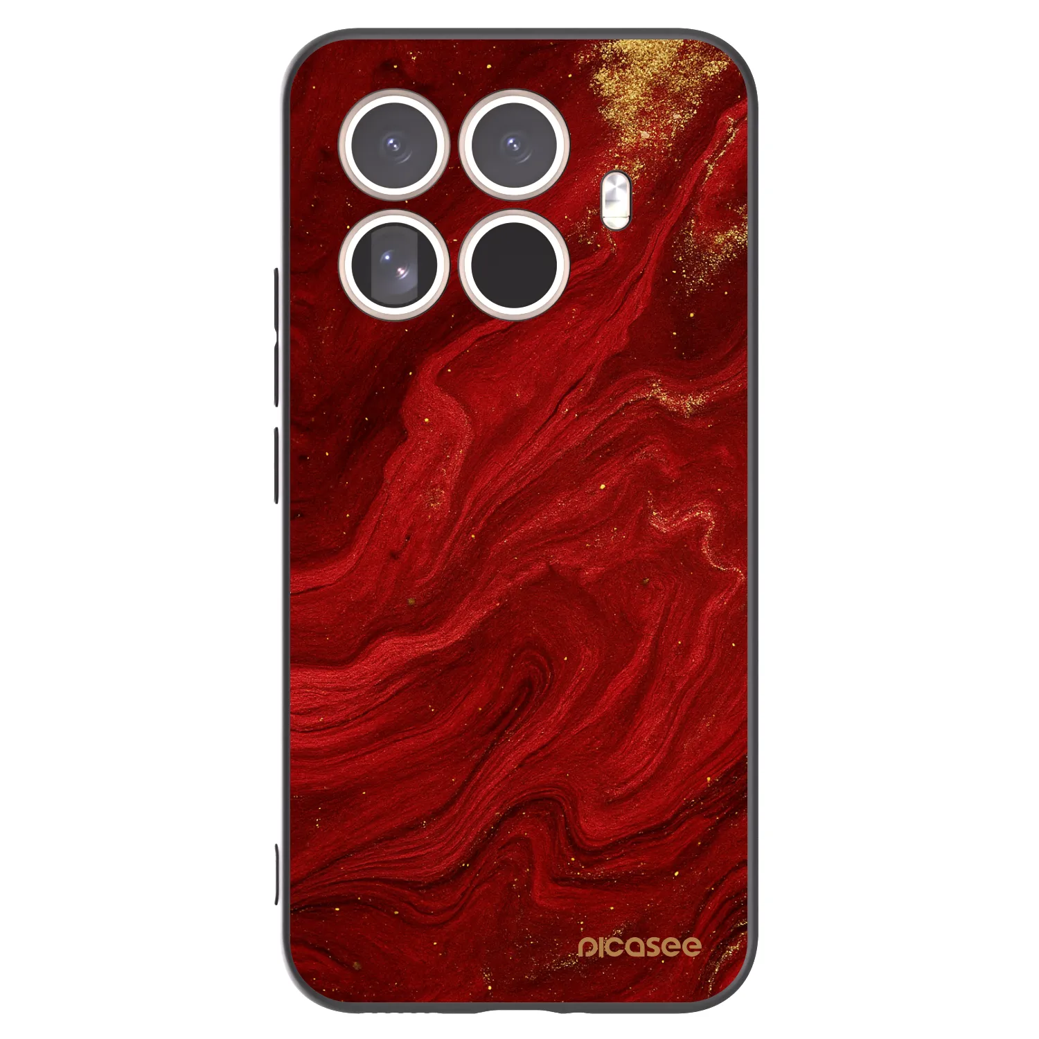 Picasee silikónový čierny obal pre Xiaomi 15T Pro - Red