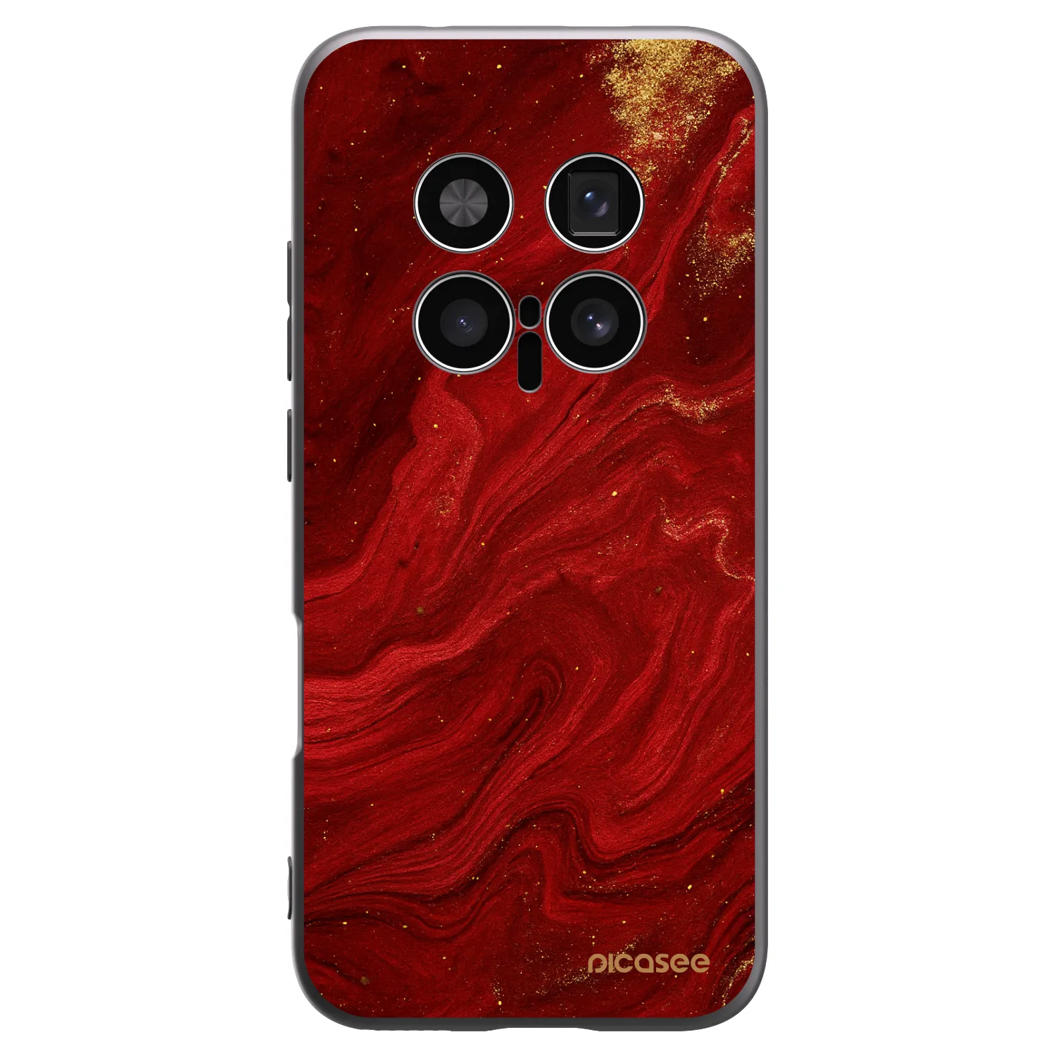 Picasee silikónový čierny obal pre Honor Magic8 Pro 5G - Red