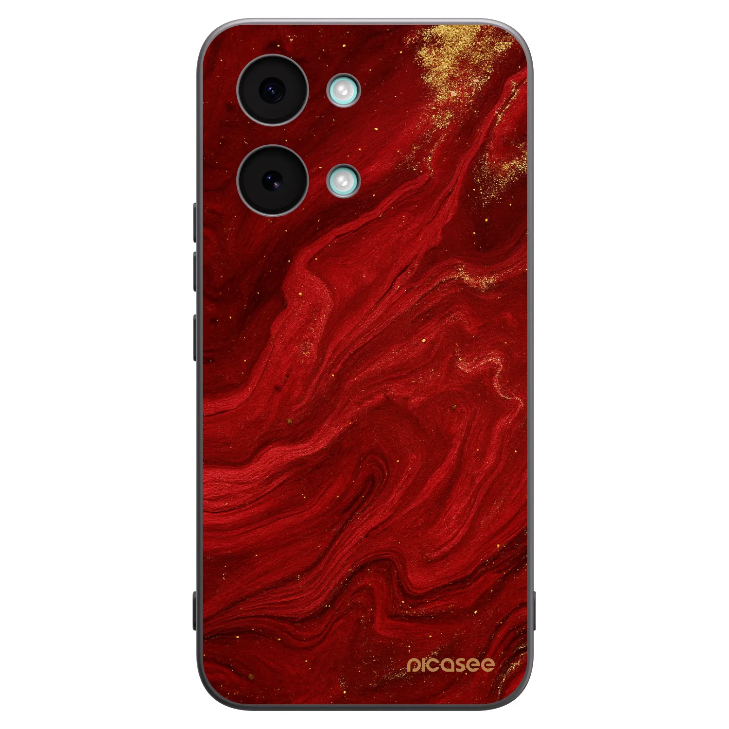 Picasee silikónový čierny obal pre Xiaomi Poco X8 Pro Max - Red