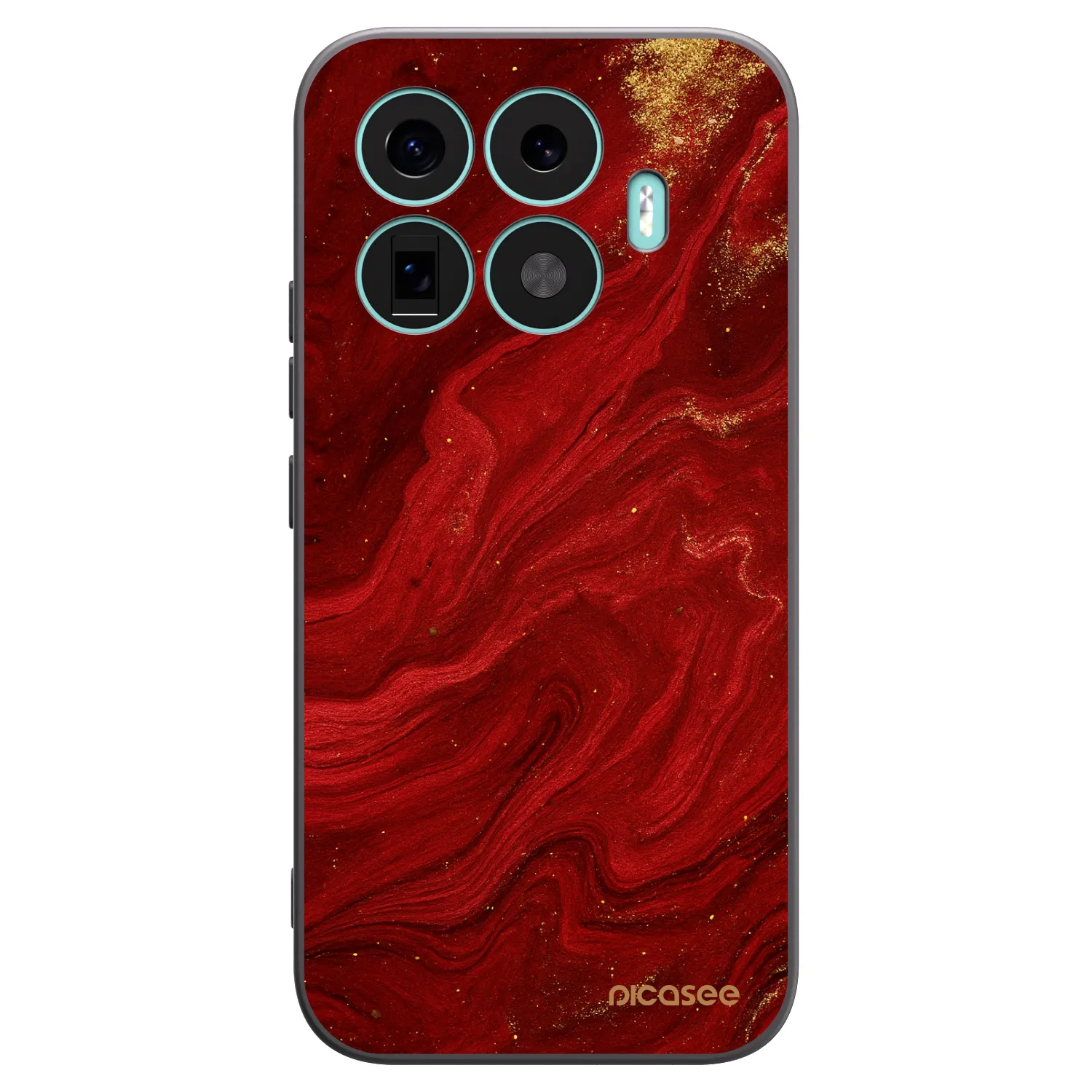 Picasee silikónový čierny obal pre Xiaomi 17T - Red