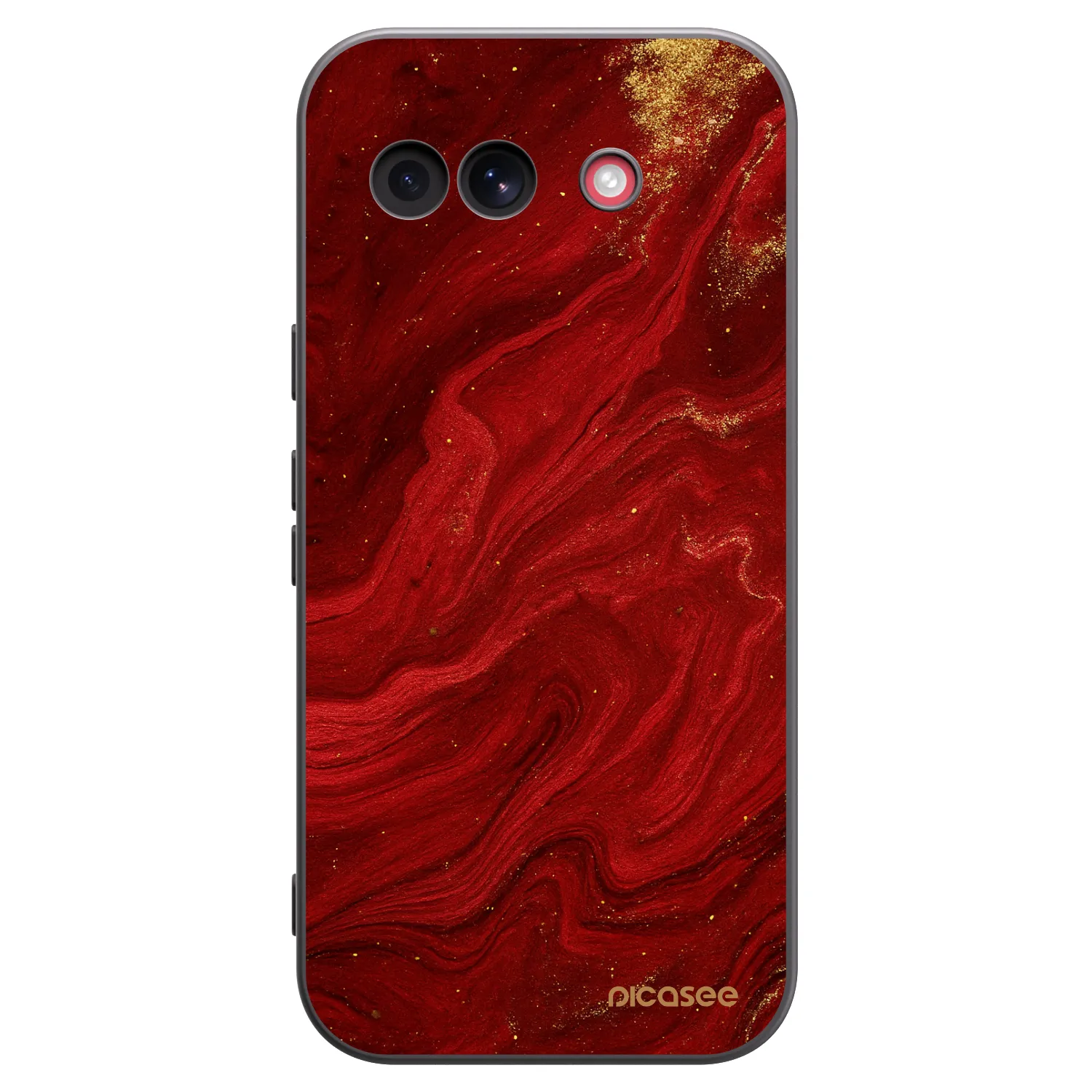 Picasee silikónový čierny obal pre Google Pixel 10a - Red