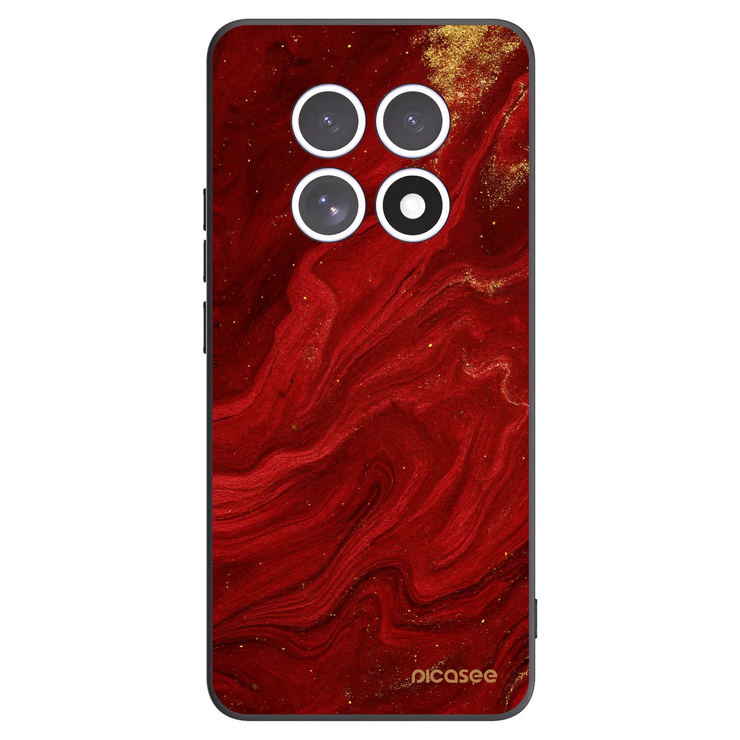 Picasee silikónový čierny obal pre Xiaomi Redmi Note 15 5G - Red
