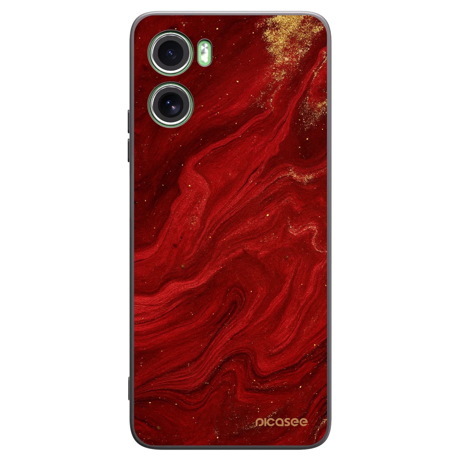 Picasee silikónový čierny obal pre Motorola Moto G06 - Red