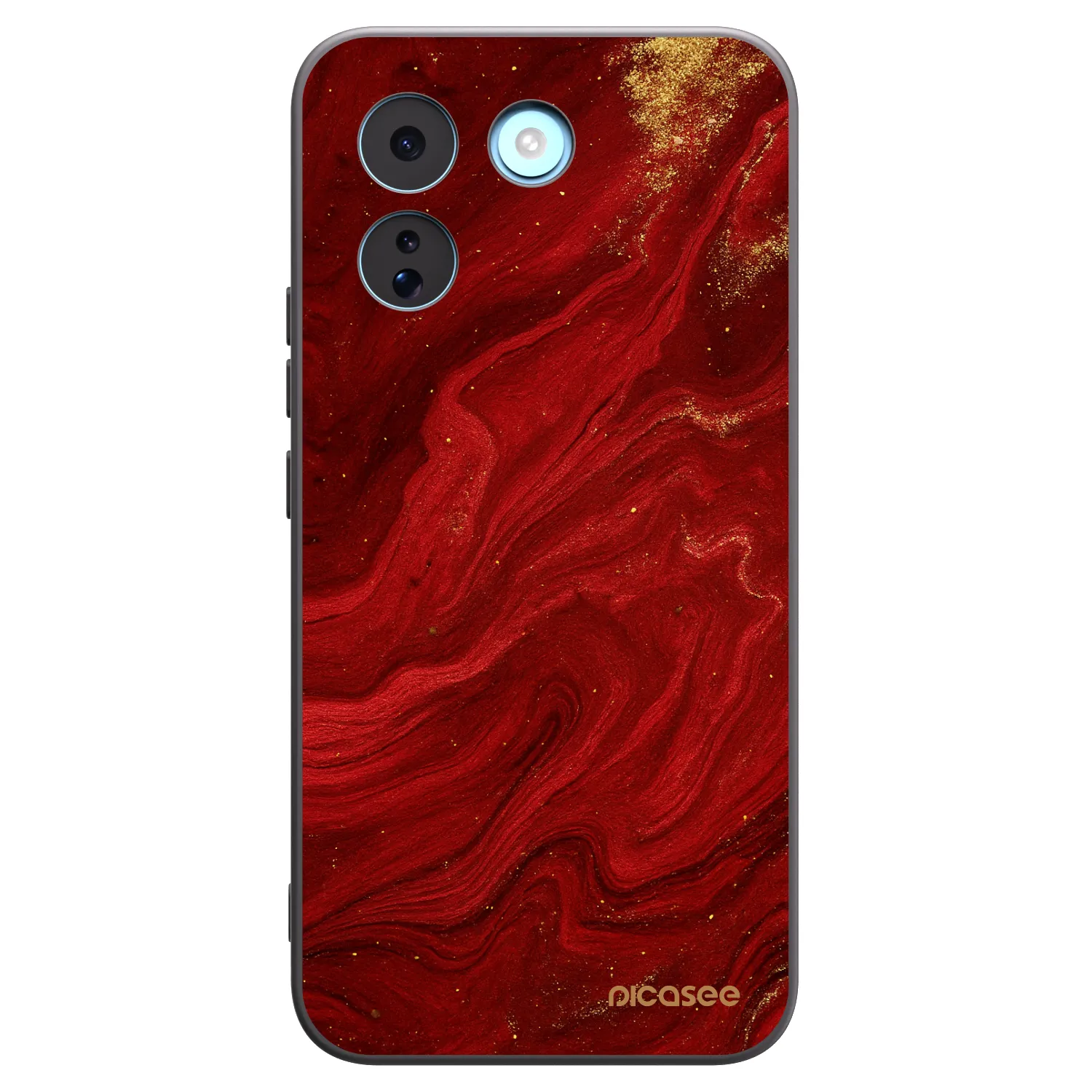 Picasee silikónový čierny obal pre Xiaomi Redmi Note 17 Pro MAX 5G - Red