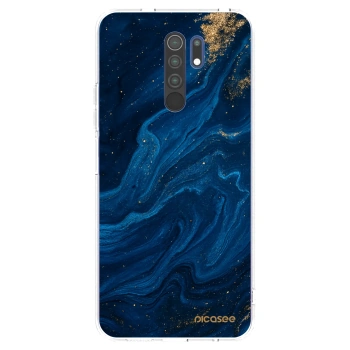 Picasee silikónový prehľadný obal pre Xiaomi Redmi 9 - Blue