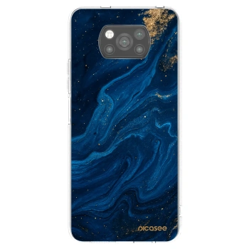 Picasee silikónový čierny obal pre Xiaomi Poco X3 - Blue