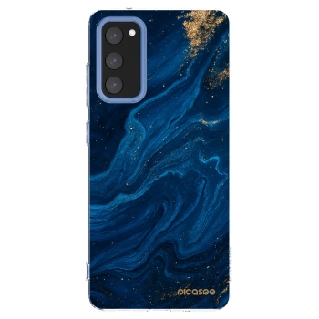 Picasee silikónový prehľadný obal pre Samsung Galaxy S20 FE - Blue