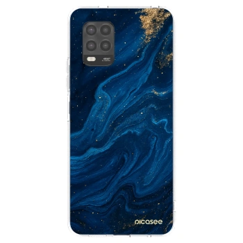 Picasee silikónový prehľadný obal pre Xiaomi Mi 10 Lite - Blue
