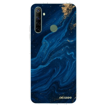 Picasee silikónový prehľadný obal pre Realme 6i - Blue