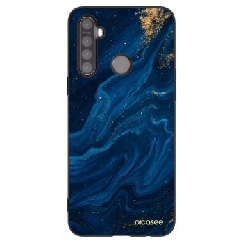 Picasee silikónový čierny obal pre Realme 6i - Blue