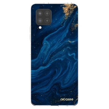 Picasee silikónový prehľadný obal pre Samsung Galaxy A42 A426B - Blue