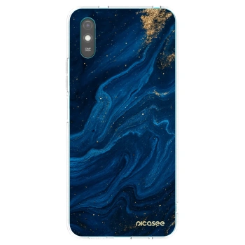 Picasee silikónový prehľadný obal pre Xiaomi Redmi 9AT - Blue