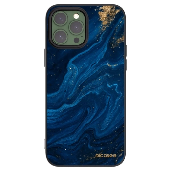 Picasee silikónový čierny obal pre Apple iPhone 13 Pro Max - Blue