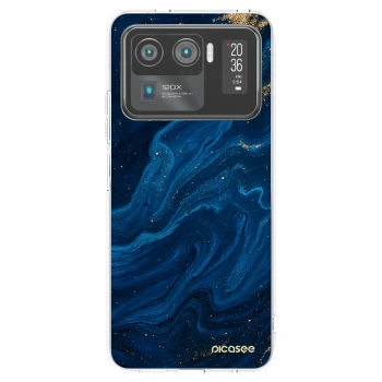 Picasee silikónový prehľadný obal pre Xiaomi Mi 11 Ultra - Blue