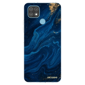 Picasee silikónový prehľadný obal pre Realme C21 - Blue