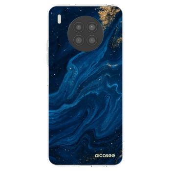 Picasee silikónový prehľadný obal pre Huawei Nova 8i - Blue