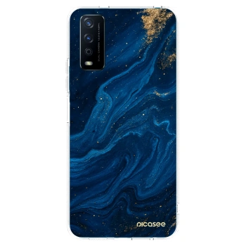 Picasee silikónový prehľadný obal pre Vivo Y11s - Blue