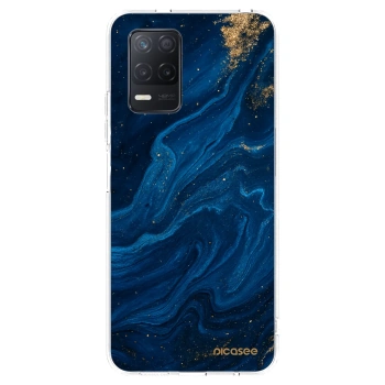 Picasee silikónový prehľadný obal pre Realme 8 5G - Blue