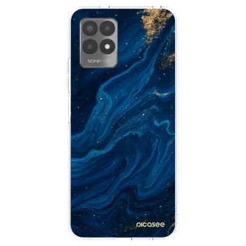 Picasee silikónový prehľadný obal pre Realme 8i - Blue