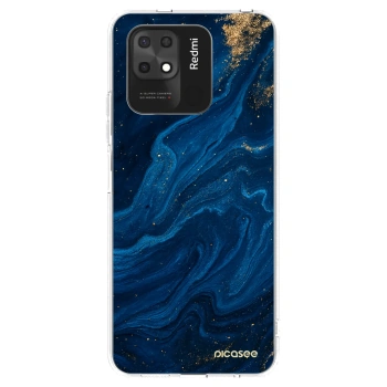 Picasee silikónový prehľadný obal pre Xiaomi Redmi 10C - Blue