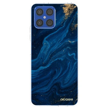 Picasee silikónový prehľadný obal pre Honor X8 4G - Blue