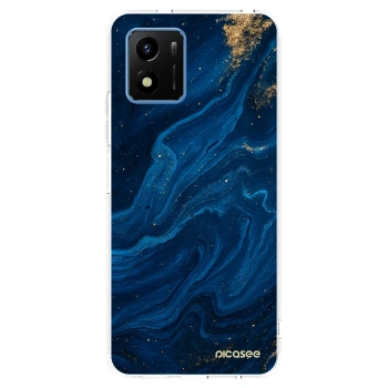 Picasee silikónový prehľadný obal pre Vivo Y01 - Blue