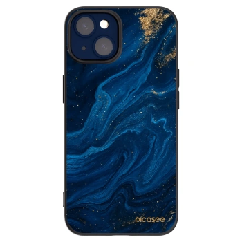 Picasee silikónový čierny obal pre Apple iPhone 14 - Blue