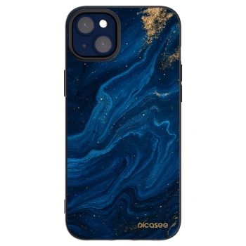 Picasee silikónový čierny obal pre Apple iPhone 14 Plus - Blue