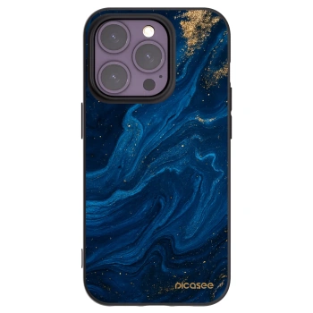 Picasee silikónový čierny obal pre Apple iPhone 14 Pro - Blue