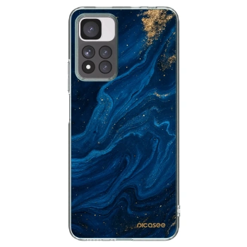 Picasee silikónový prehľadný obal pre Xiaomi Redmi Note 11 Pro+ 5G - Blue