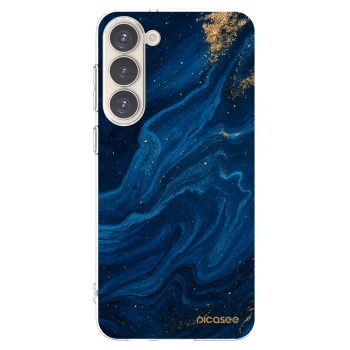 Picasee silikónový prehľadný obal pre Samsung Galaxy S23+ 5G - Blue