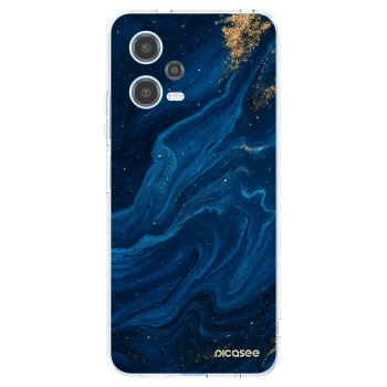 Picasee silikónový prehľadný obal pre Xiaomi Redmi Note 12 5G - Blue