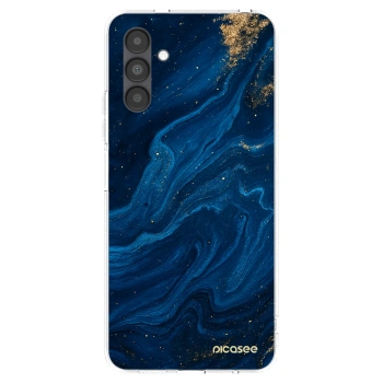 Picasee silikónový prehľadný obal pre Samsung Galaxy A04s A047F - Blue