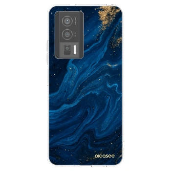 Picasee silikónový prehľadný obal pre Xiaomi Poco F5 Pro 5G - Blue