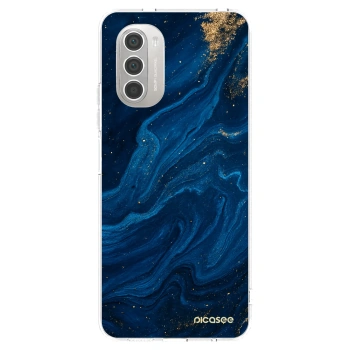 Picasee silikónový prehľadný obal pre Motorola Moto G51 - Blue