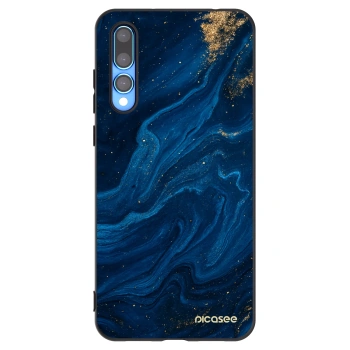 Picasee silikónový čierny obal pre Huawei P20 Pro - Blue