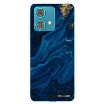 Picasee silikónový prehľadný obal pre Motorola Edge 40 Neo - Blue