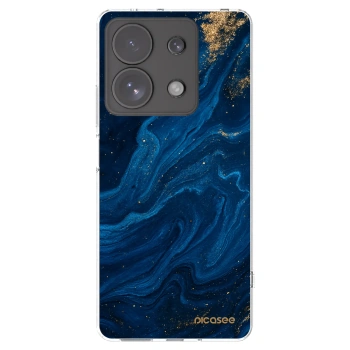 Picasee silikónový prehľadný obal pre Xiaomi Redmi Note 13 Pro 4G - Blue