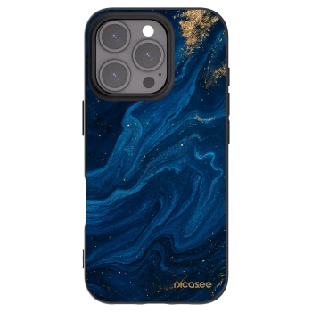 Picasee silikónový čierny obal pre Apple iPhone 16 Pro - Blue