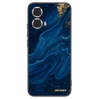 Picasee silikónový čierny obal pre Motorola Moto G85 - Blue